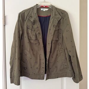 Boden Embroidered Field Jacket Size 10